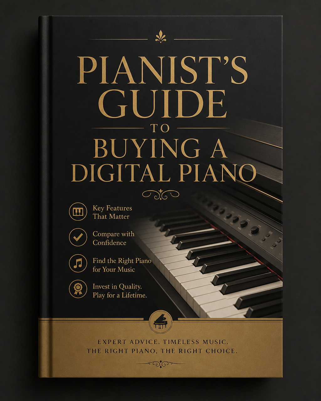 Pianist's Guide to Buying a Digital Piano ebook cover